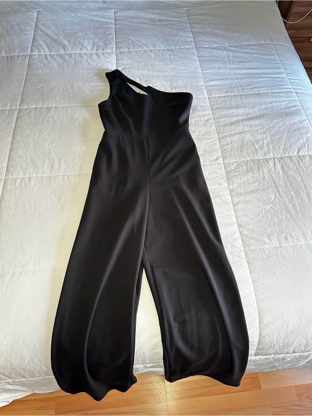 Black One Shoulder Jumpsuit